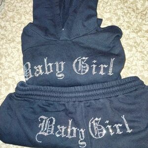 2 pc BABY GIRL shirt set by Fashion Nova